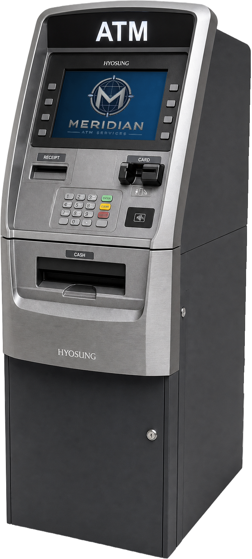 Freestanding retail ATM terminal